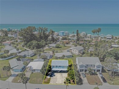 Aerial view of the front of the Triplex.