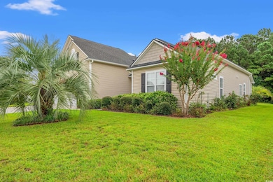 View of home's exterior with a lawn