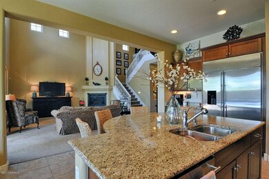 kitchen open to family room