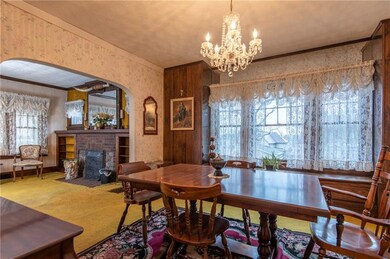 Dining Room to Living Room view, Built in window s