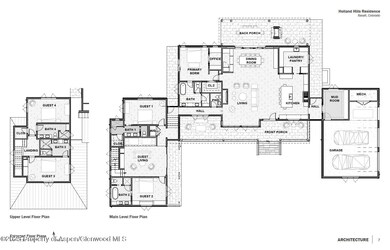 Enlarged Floor Plans