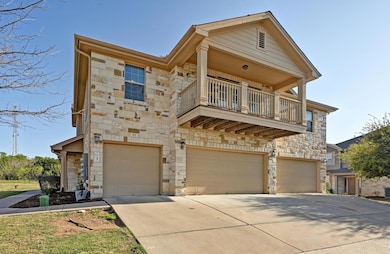 Multi unit property with stone siding, concrete d