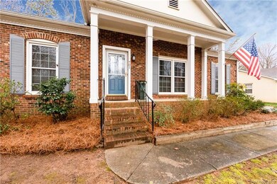 Covered front porch