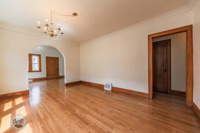 Dining room leading to living room to your left  a