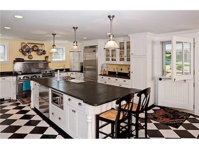 Kitchen. The large kitchen offers a...