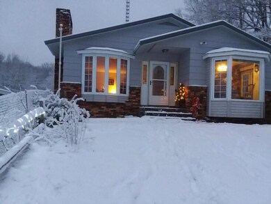 winter view lake side