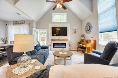Living room w/FP