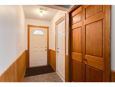 Entry with coat closet