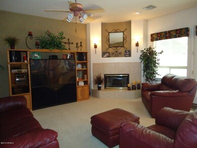 Generous Family Room has Gas Fireplace