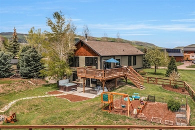 Home sits on a half area lot; backyard is fenced w