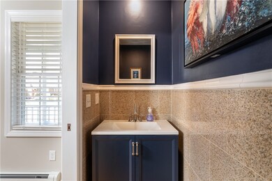 Recently added half bath on first floor.