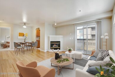 Virtually Staged Living Room
