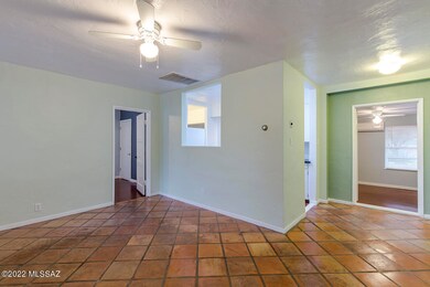 Living room looking into Kitchen