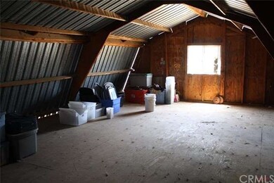 Upstairs loft area of barn