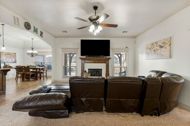 View in to open living space

