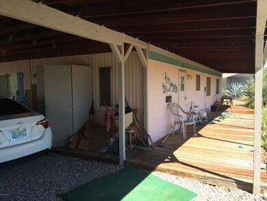 Large covered front patio