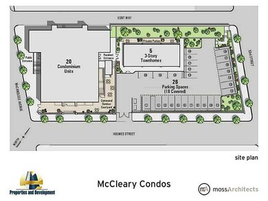 Aerial View. McCleary site plan