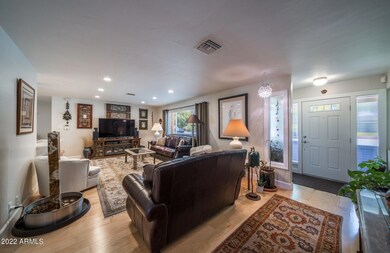 ENTRY INTO LIVING AREA