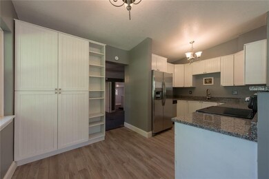 Amazing updated kitchen with granite counter tops,