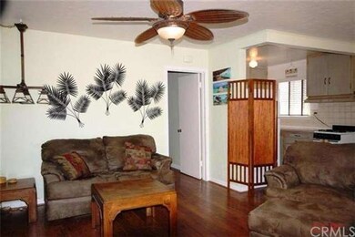 Living room with gorgeous wood floors.