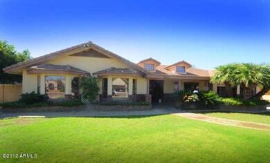 front of property