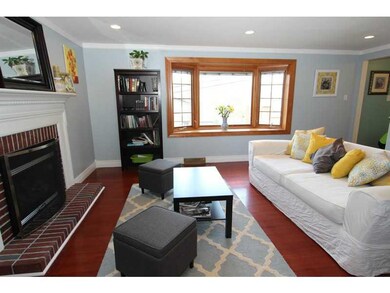 Living Room. Homeowner cleaned and re-grouted bric