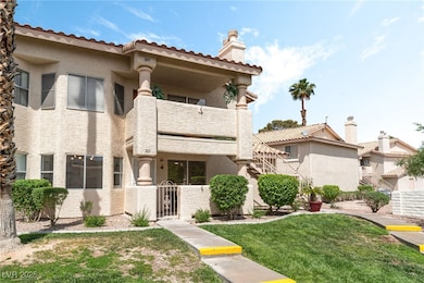 View of front facade featuring a gate, a balcony,