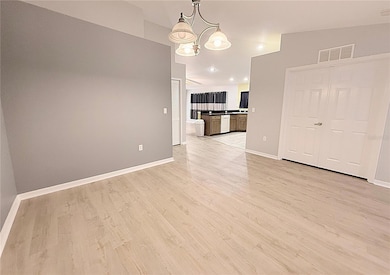 View to the kitchen from dining room