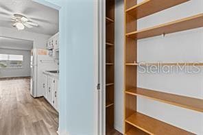 Storage shelving in office
