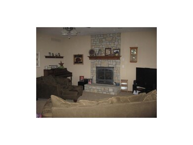 Great room with gas fireplace.