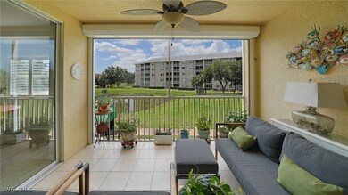 Balcony overlooks open space with wildlife-filled