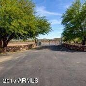 Joy Ranch front gate inside