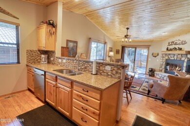 Kitchen into Living Room