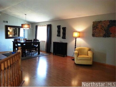 Open living area on the upper level