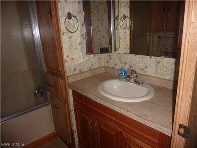 Bath with shower/tub combo