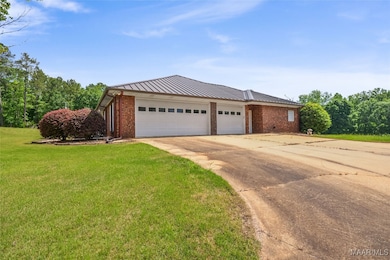 Right Side of Home with 3-Car Garage