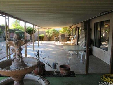 Tiled patio for entertaining