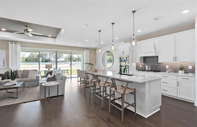 Model Home Design Only. Pictures and furnishings are for illustrative purposes only. Elevations, colors and options may vary. Furniture is for model home staging only.