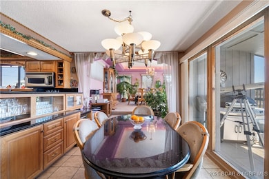 Extra cabinets in the dining area