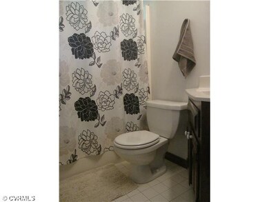Bathroom - Upstairs, ceramic tile floor