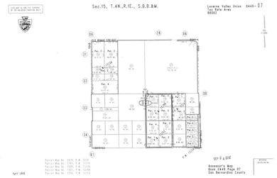 155 acres Parcel is on top right