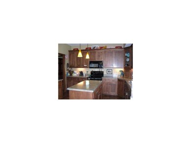 spacious kitchen with island