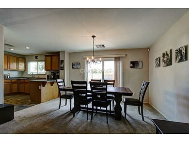 Dining Room. Dining Area with sliding door to back