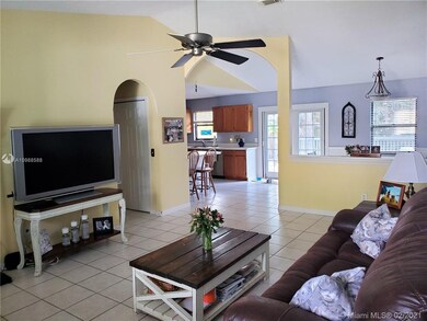 Open to Dining and Kitchen Area