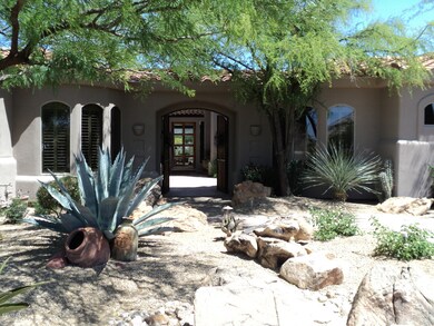 Close-up front view of home