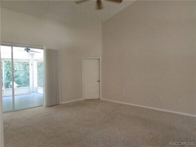 Another angle of living room inside the front entr
