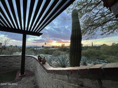 Sunset from patio
