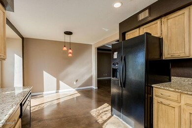 Kitchen and dining area