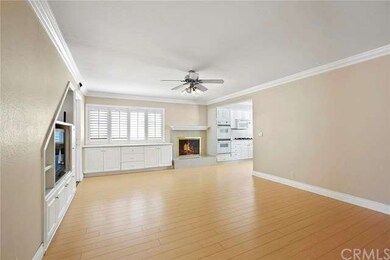 Cozy family room off of kitchen. 