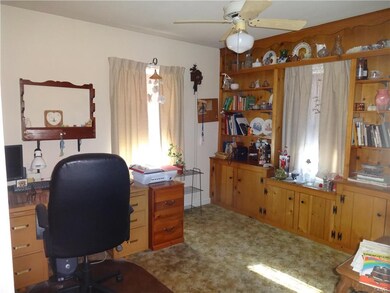 Former dining room being used as an office